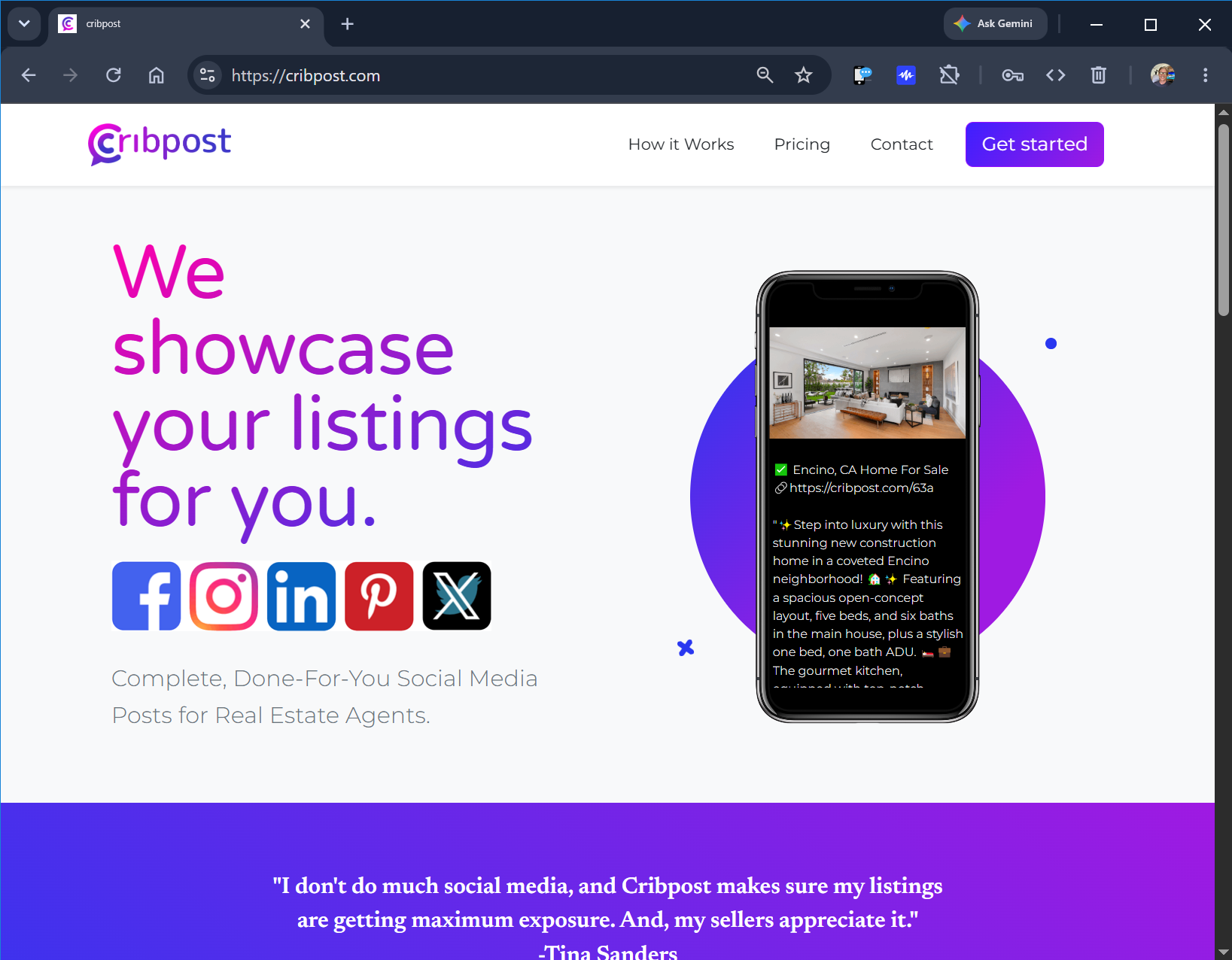 CribPost website