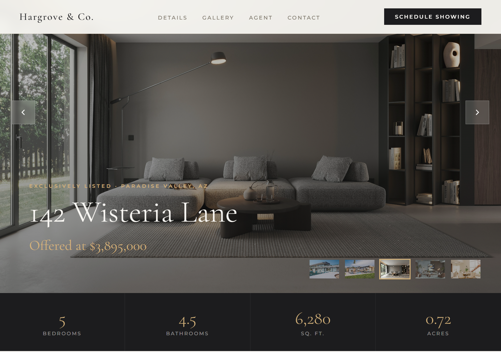 Wisteria Lane listing website