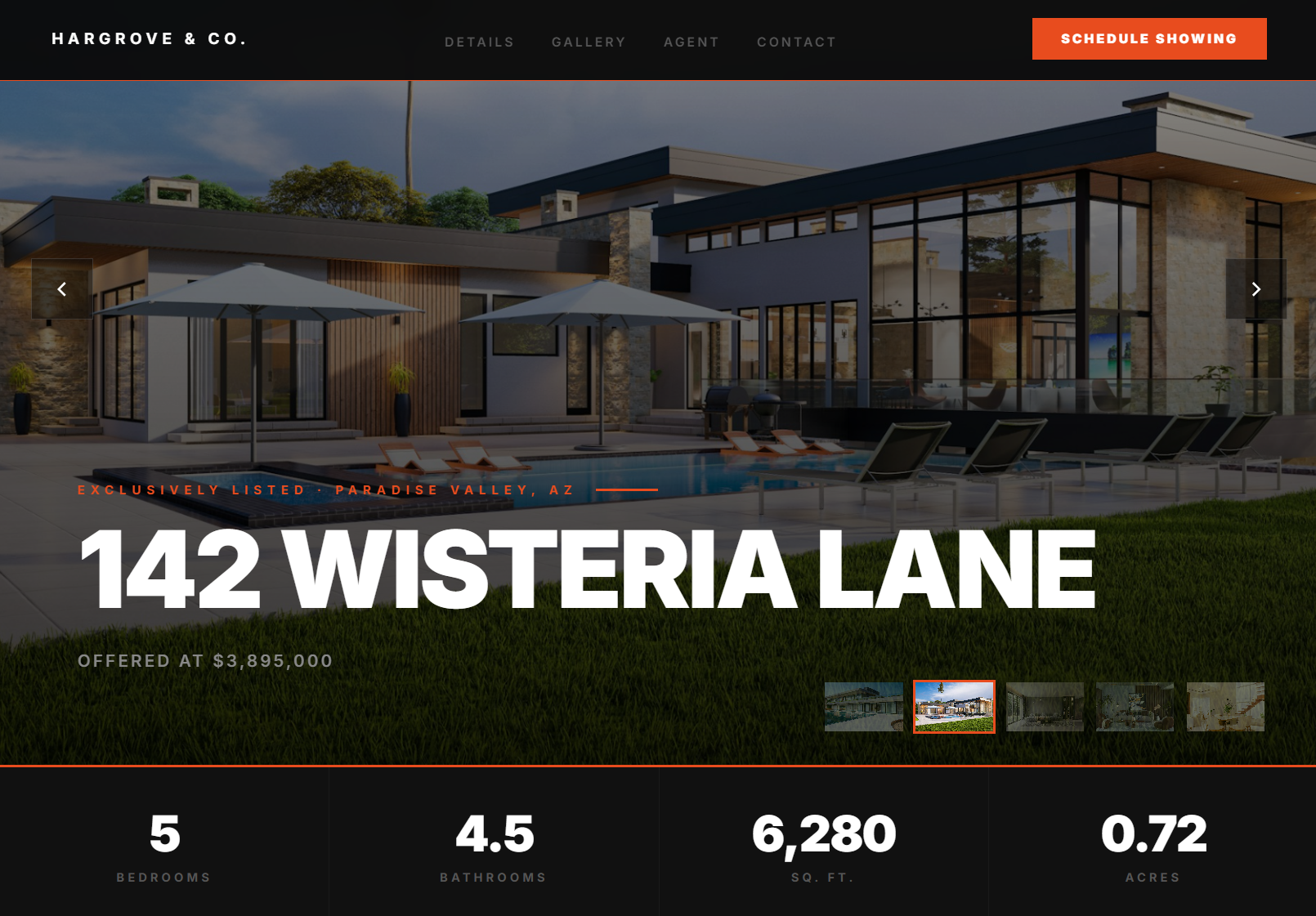 Wisteria Lane v2 listing website